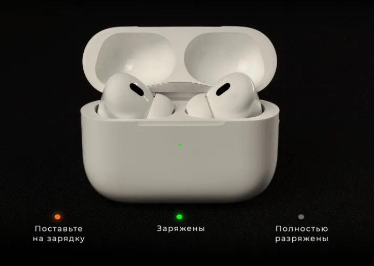 Наушники AirPro 2 в зарядном кейсе